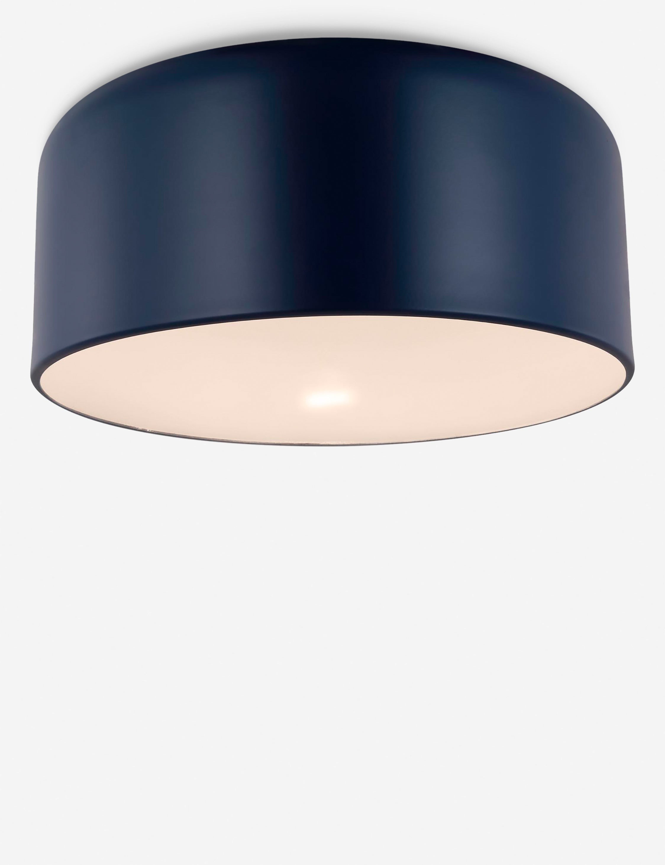 Orion Flush Mount Light | Steel Dome Shade, Minimalist Design