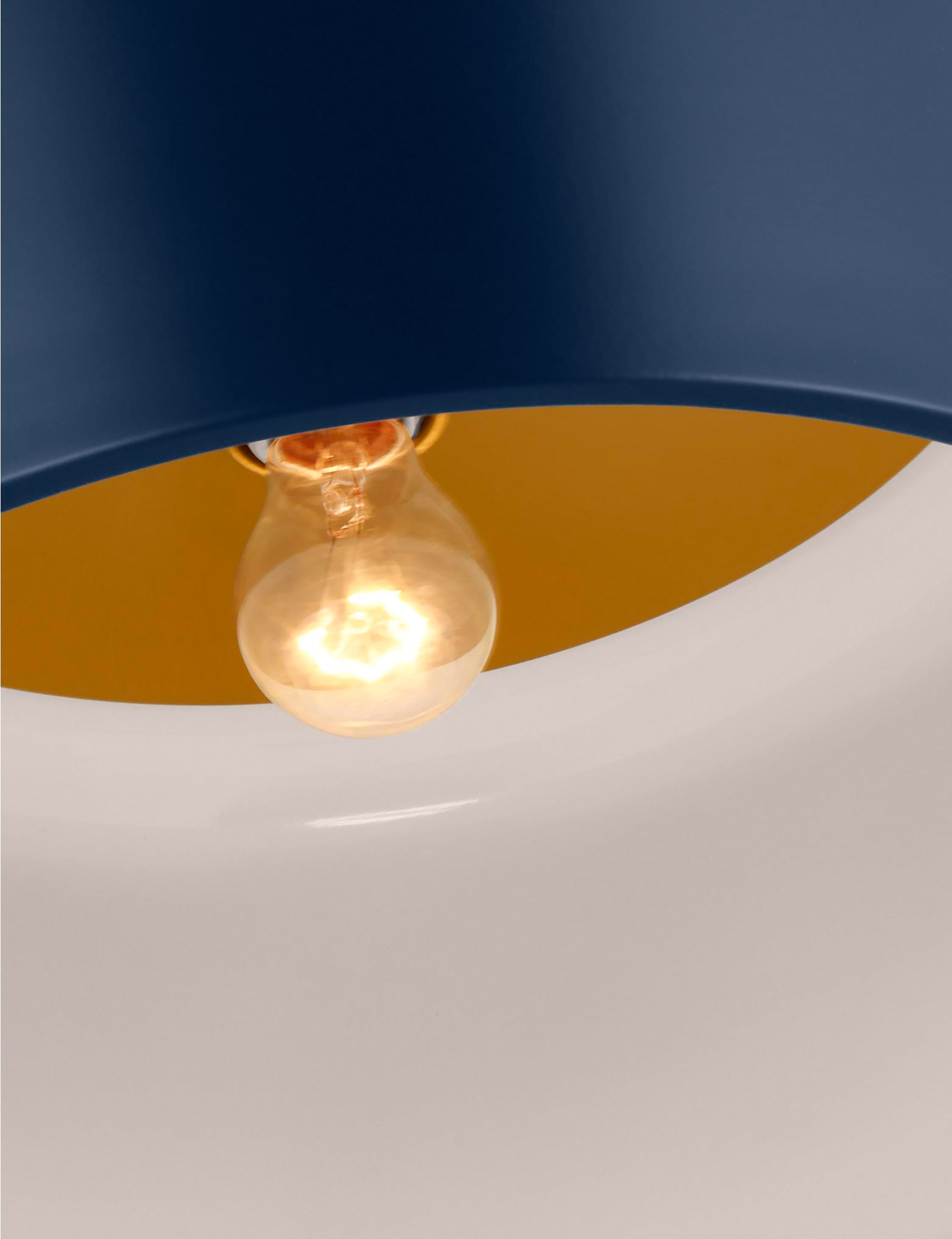 Orion Flush Mount Light | Steel Dome Shade, Minimalist Design