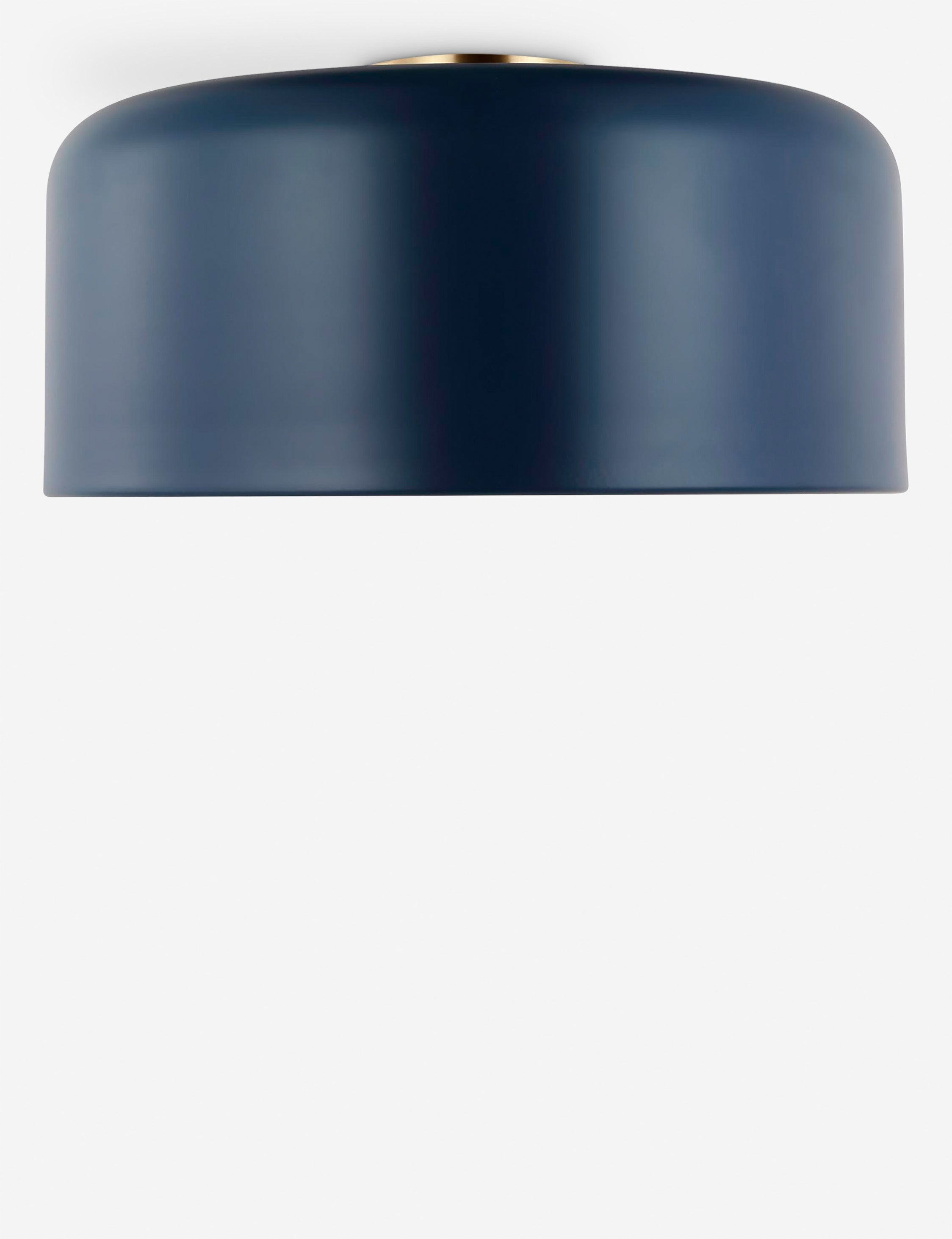 Orion Flush Mount Light | Steel Dome Shade, Minimalist Design