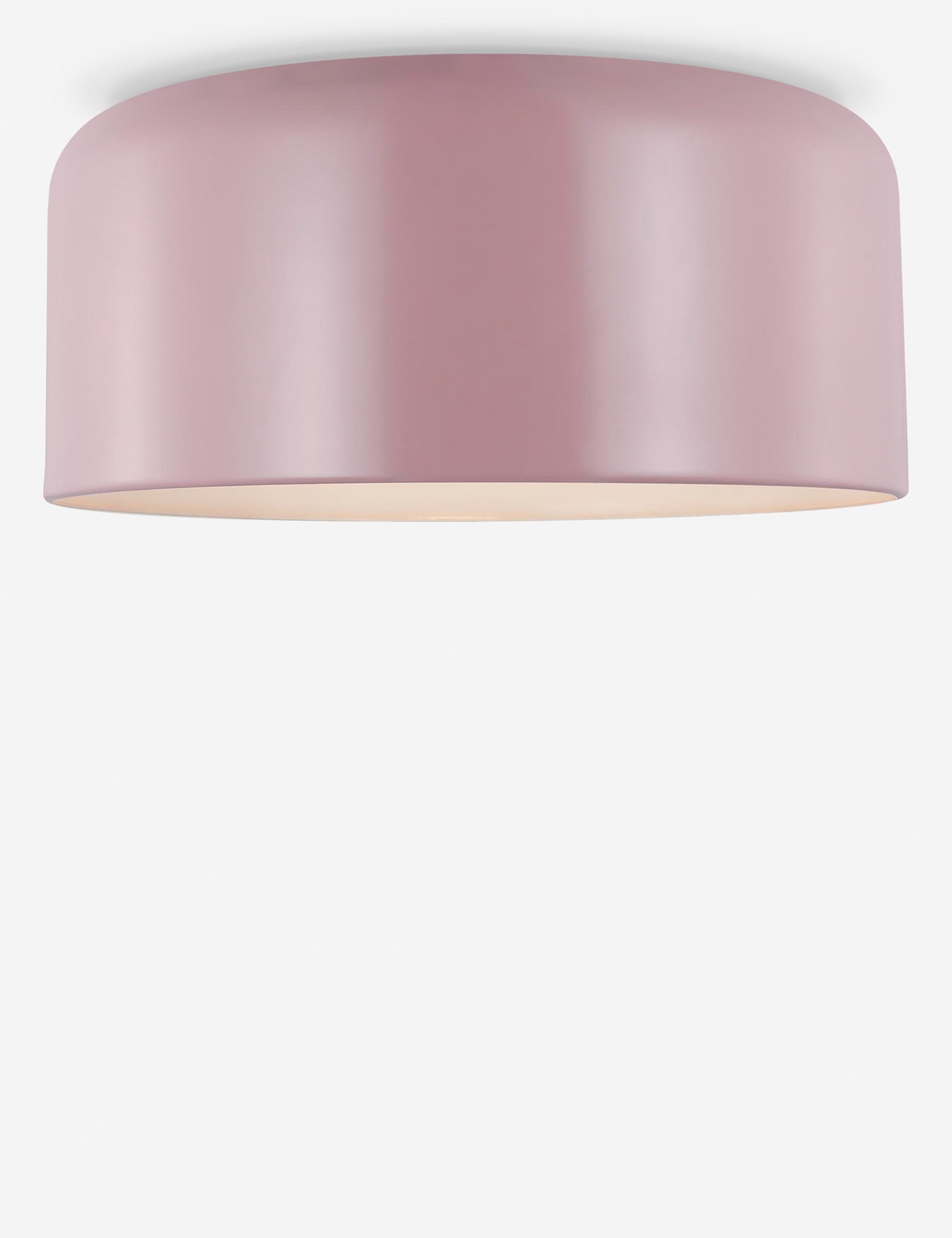 Orion Flush Mount Light | Steel Dome Shade, Minimalist Design