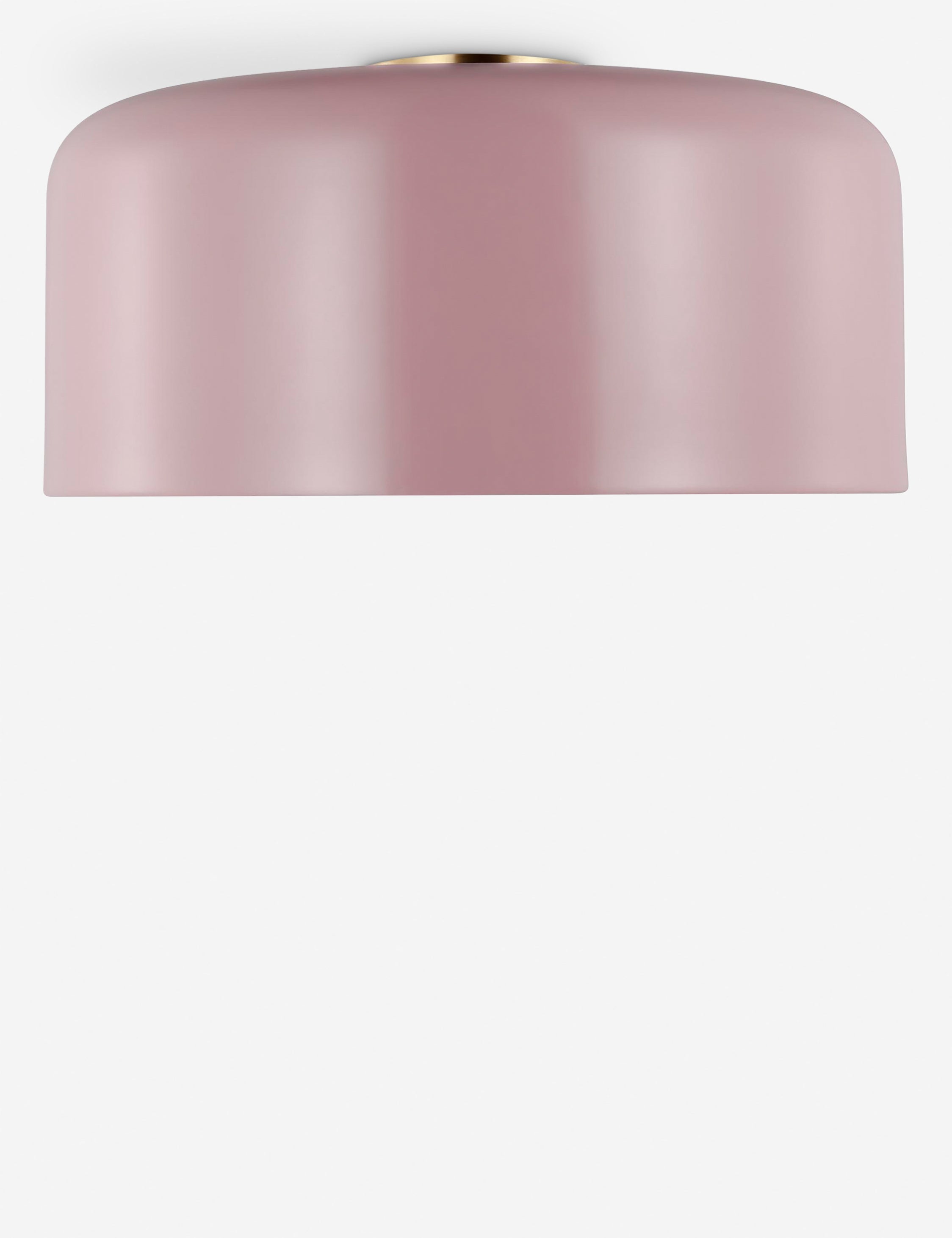 Orion Flush Mount Light | Steel Dome Shade, Minimalist Design