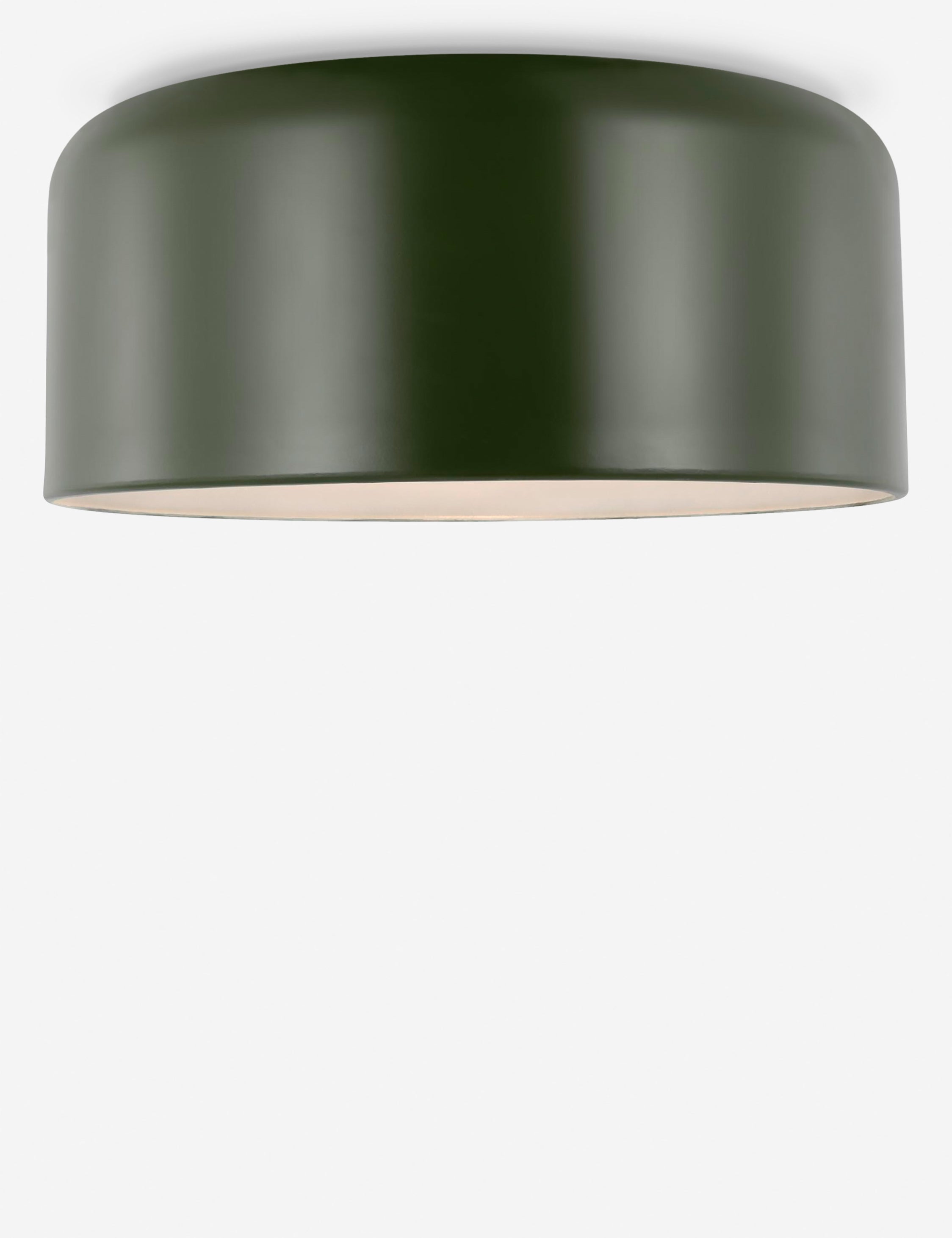 Orion Flush Mount Light | Steel Dome Shade, Minimalist Design