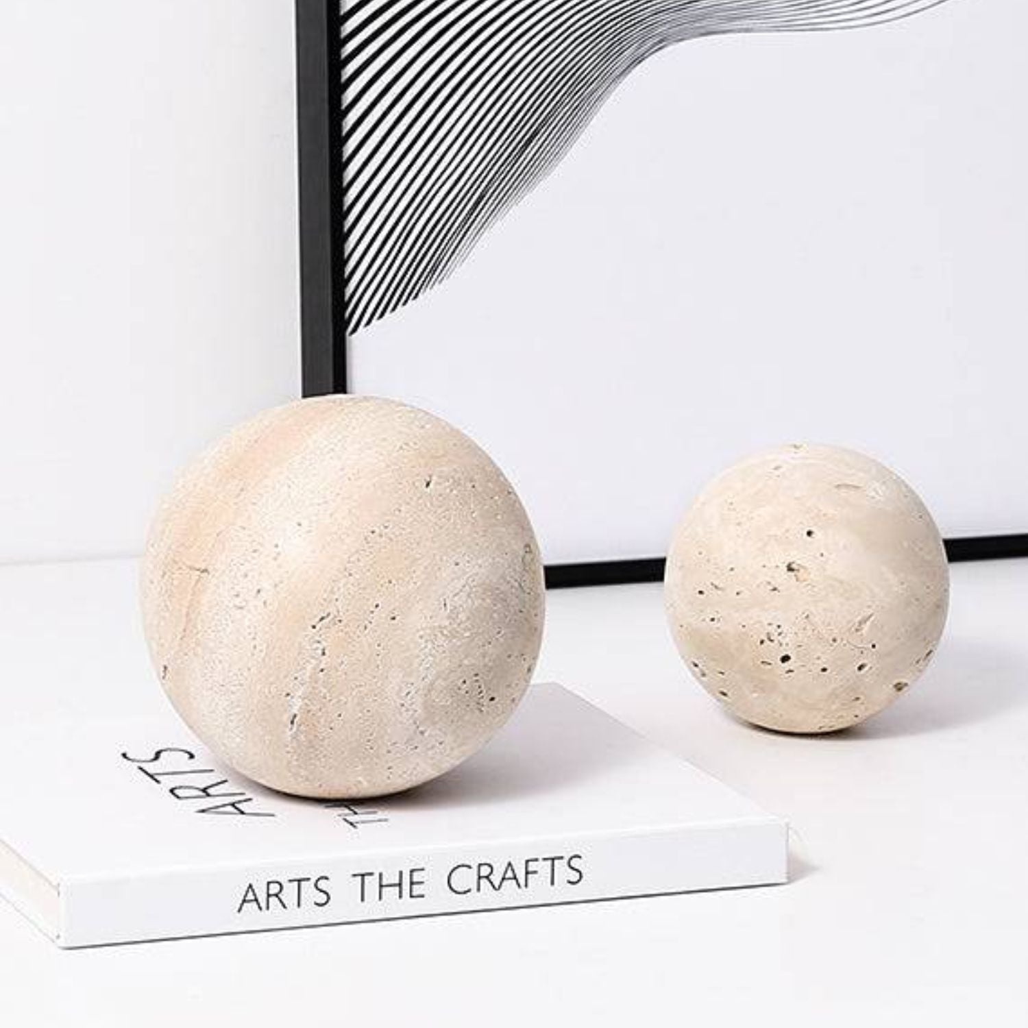 Orbis Decorative Sphere | High-Quality Ceramic, Minimalist Design