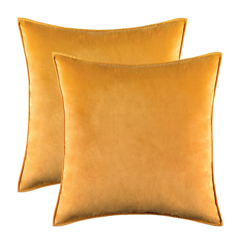 Bela Velvet Cushion Cover | Soft Fabric, Hidden Zipper