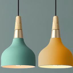 Contemporary Macaron Disc 1-Light Pendant Lamp