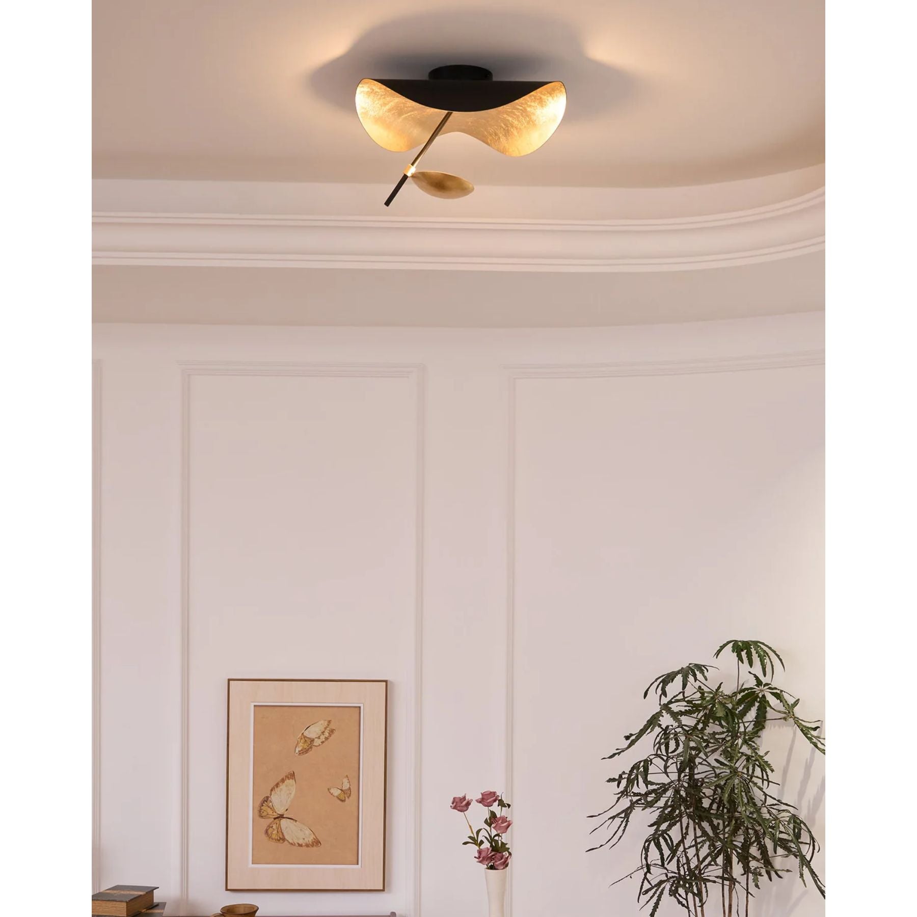 Bello LED Plafondlamp | Metaal & Staal, Warm Licht 3000K