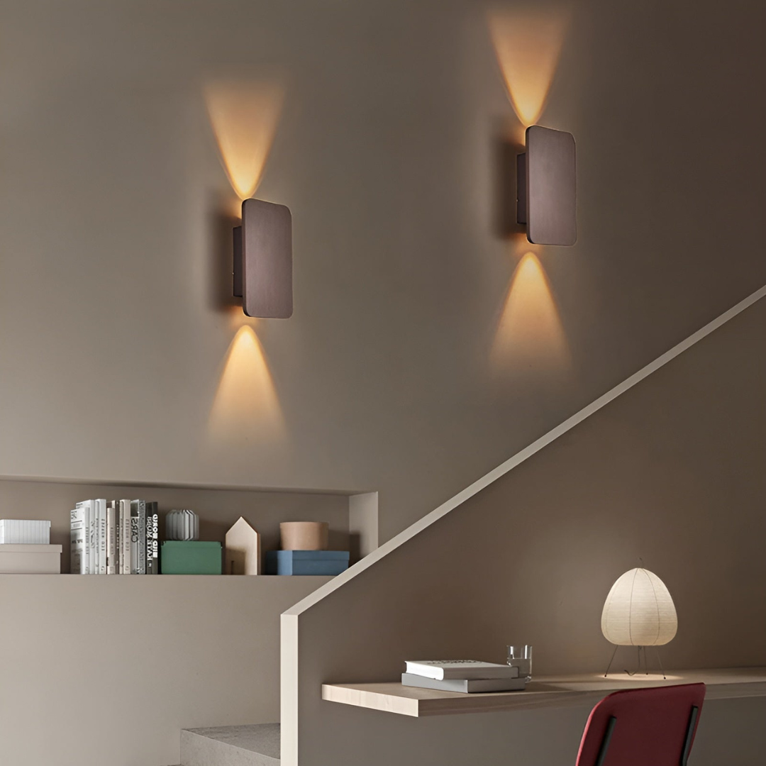 Luma LED Wandlamp | Geborsteld Aluminium, Minimalistisch Design