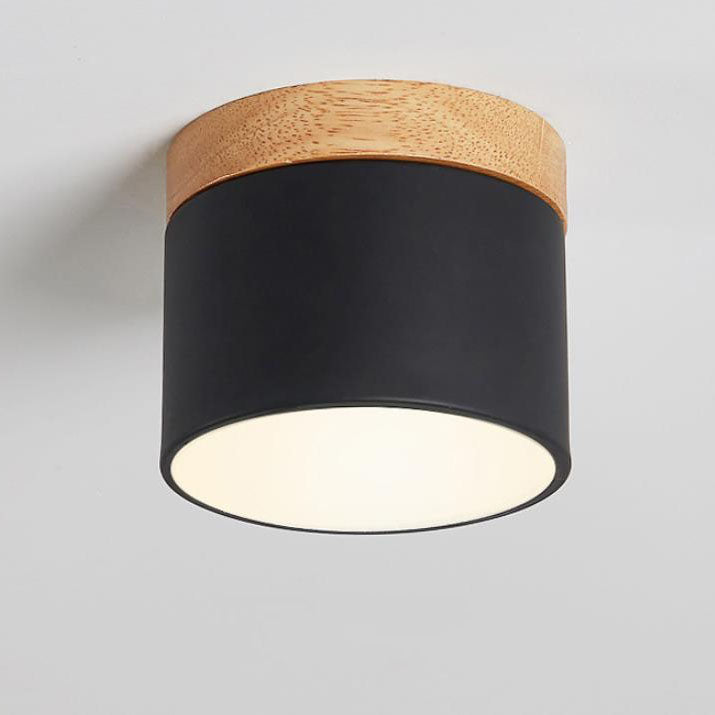 Solid Color Scandinavian Macaroon LED Flush Mount Ceiling Light