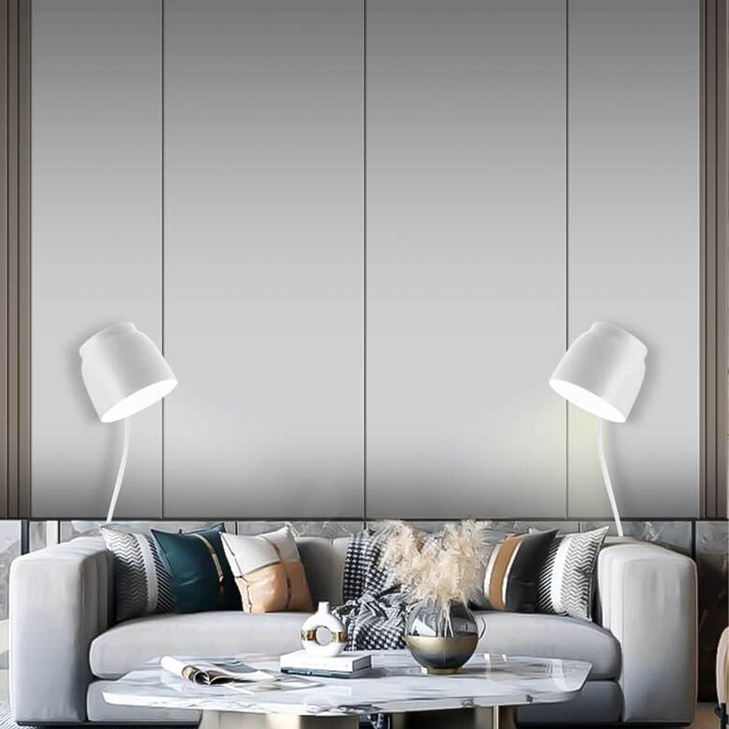 Rotatable Nordic Minimalist Column Barrel Wall Sconce Lamp - 1 Light