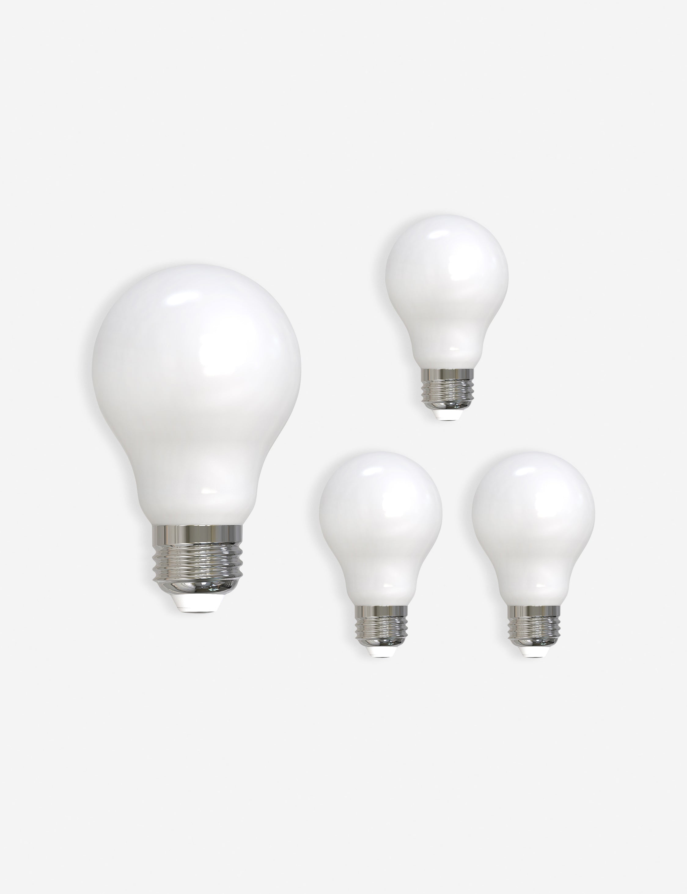 Bello A19 LED Filament Bulb Set | Warm White Light, Dimmable