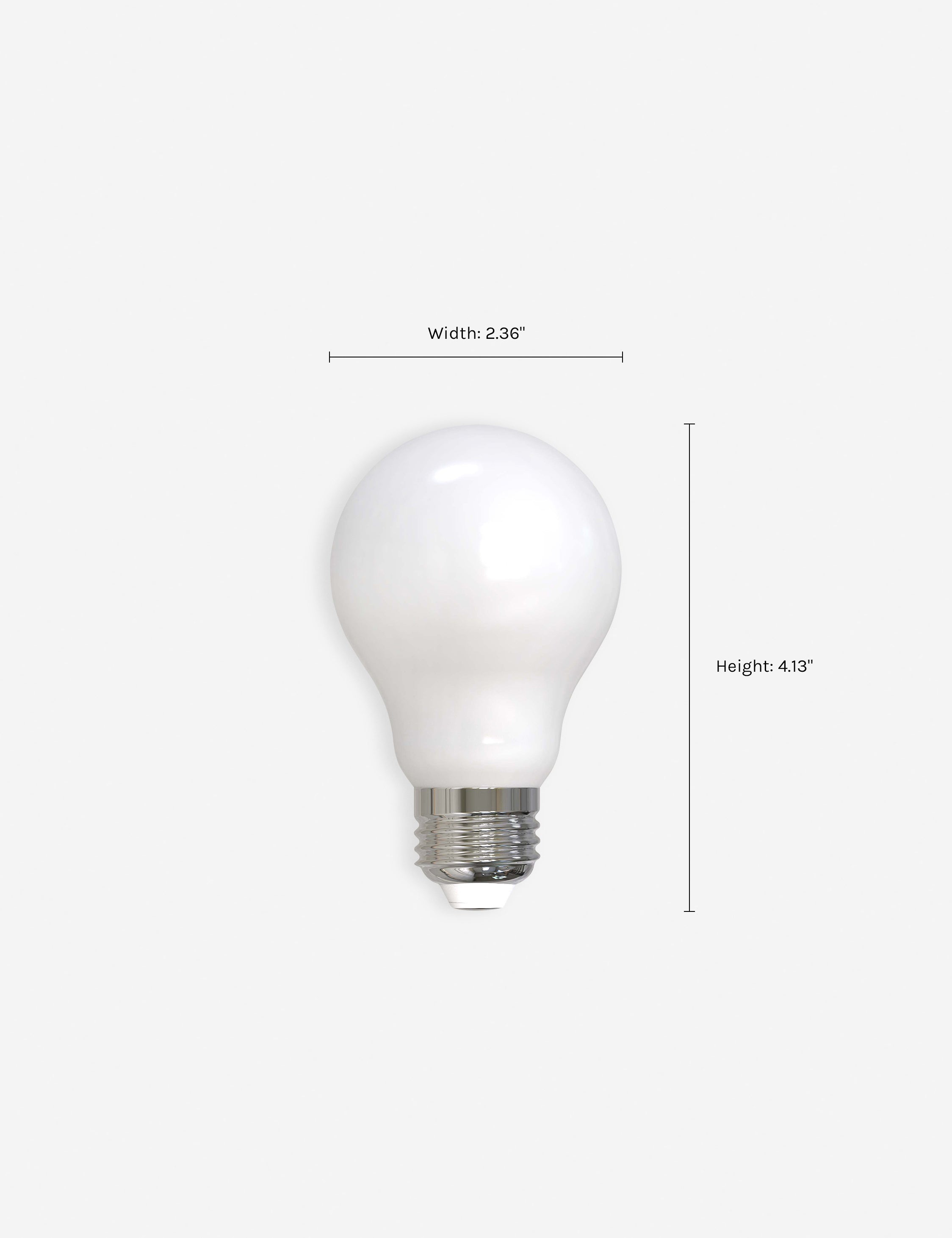 Bello A19 LED Filament Bulb Set | Warm White Light, Dimmable