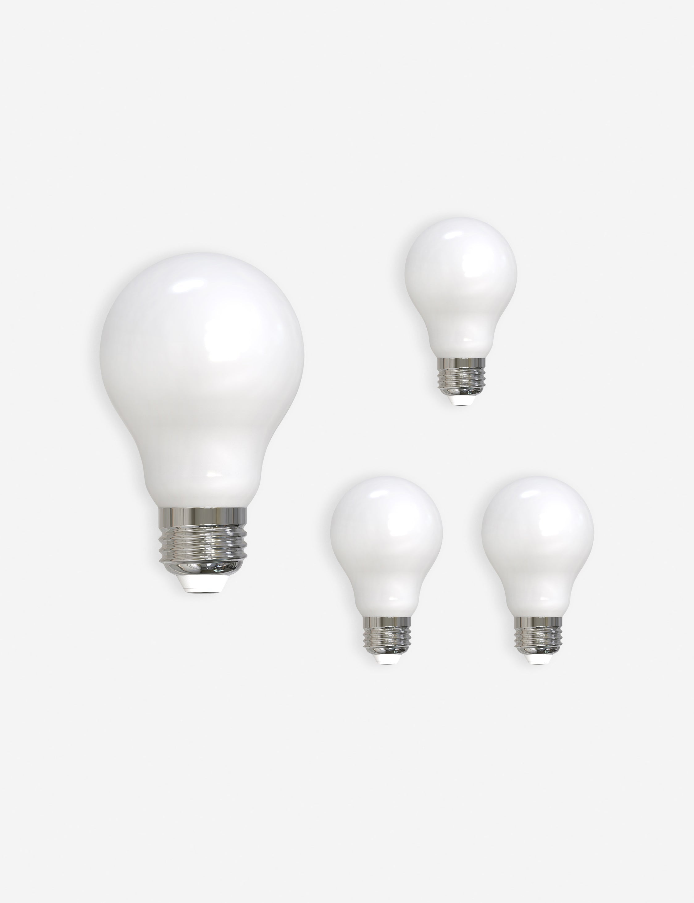 Bello A19 LED Filament Bulb Set | Warm White Light, Dimmable