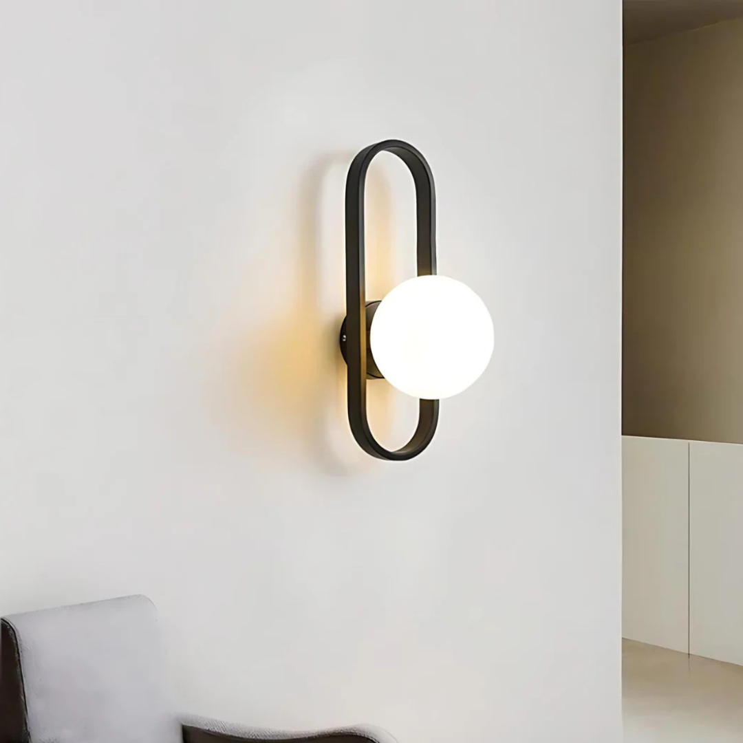 Bela Wandlamp | Glas & Metaal, Zachte Lichtverspreiding