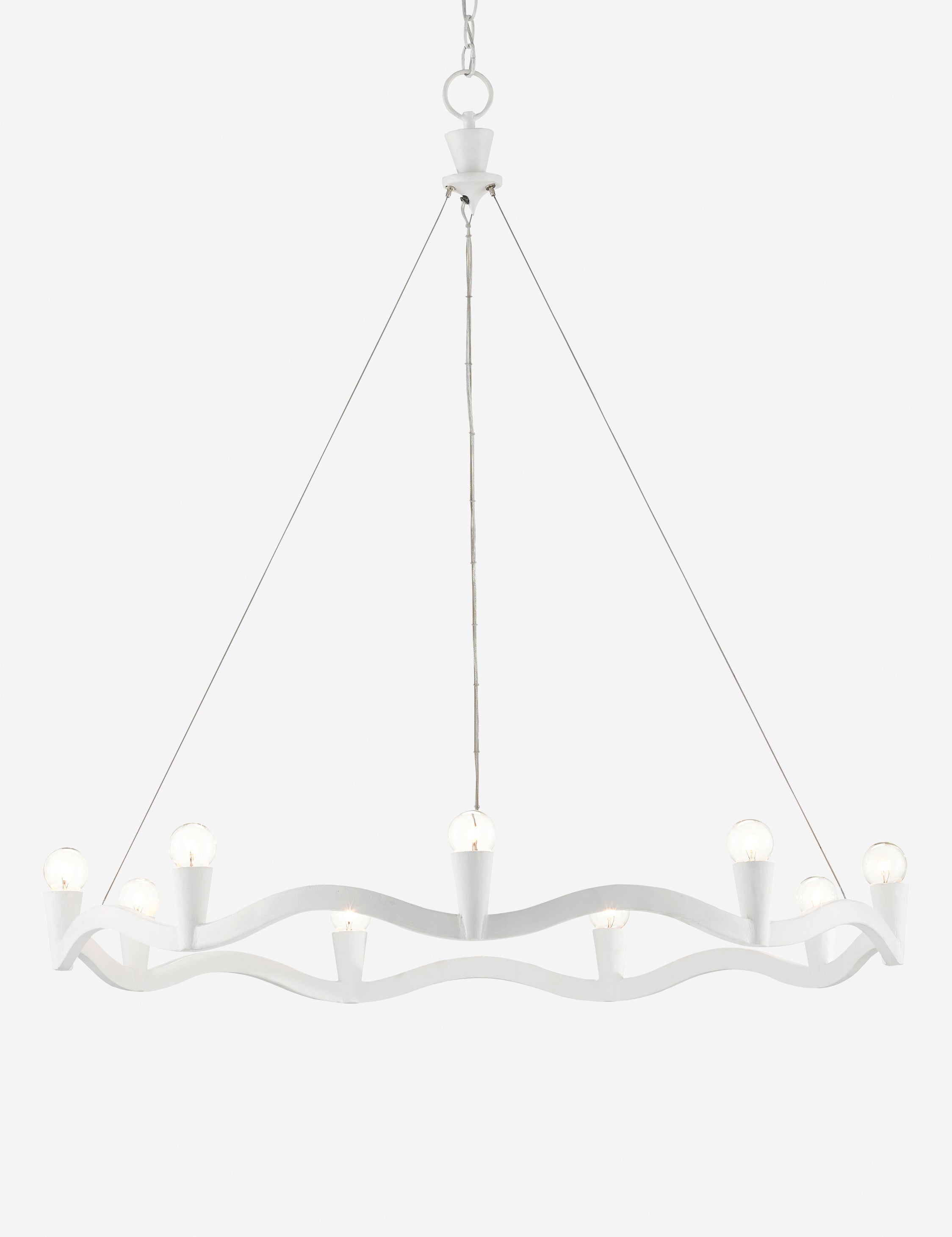 Fina Chandelier | Wrought Iron, Modern Design
