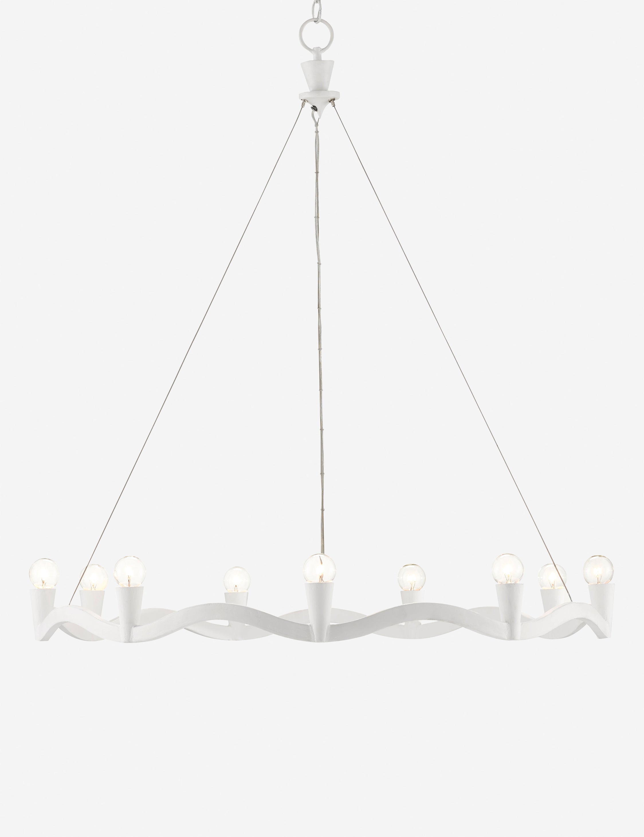 Fina Chandelier | Wrought Iron, Modern Design