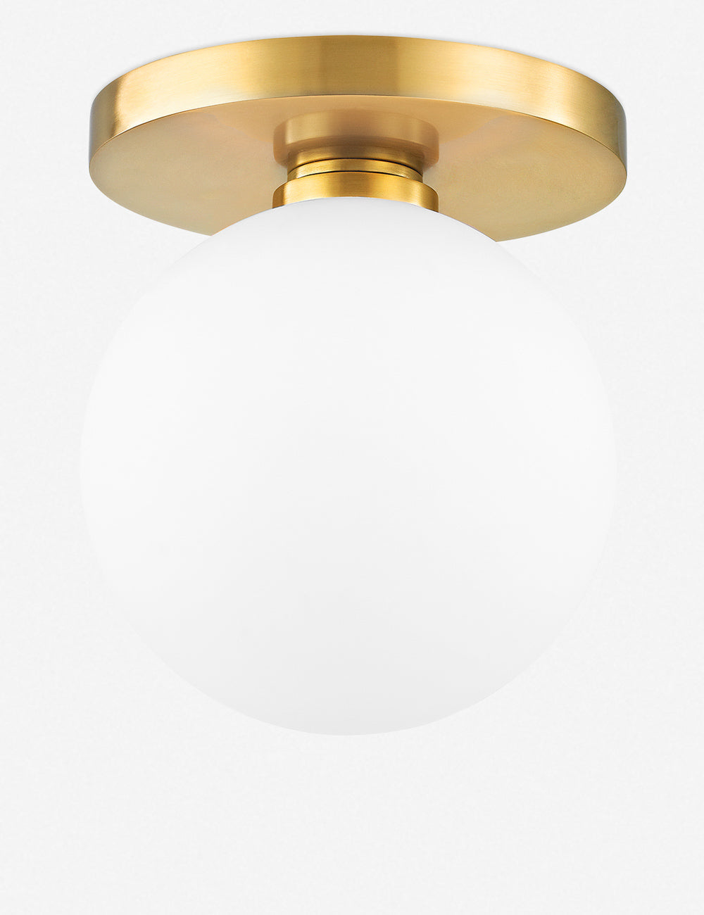 Bela Wall Sconce | Opal Glass Shade, Polished Base