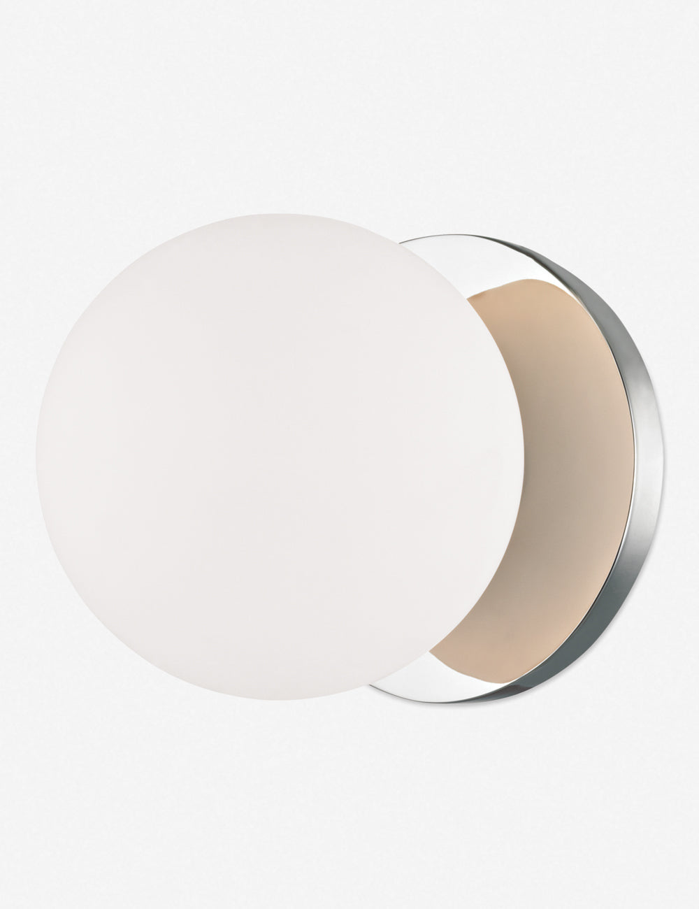 Bela Wall Sconce | Opal Glass Shade, Polished Base