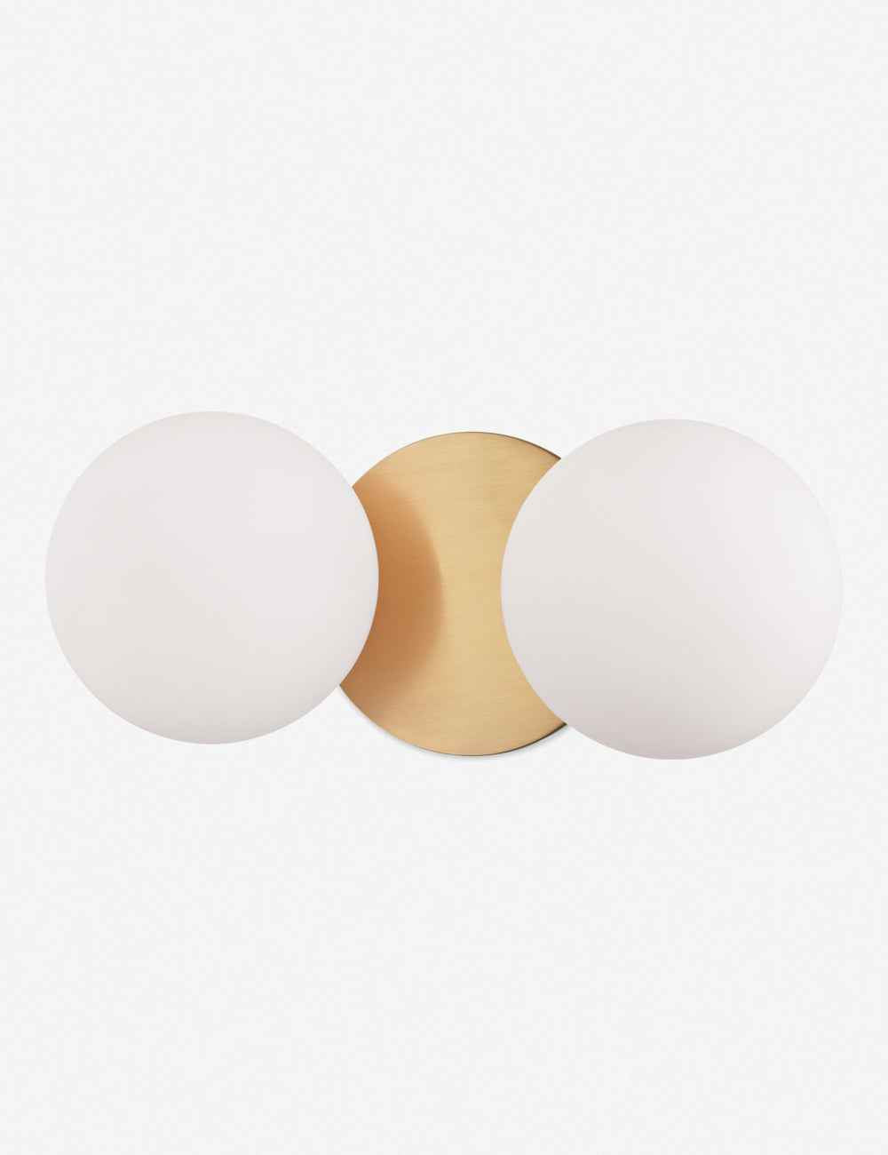 Bela Wall Sconce | Opal Glass Shade, Polished Base