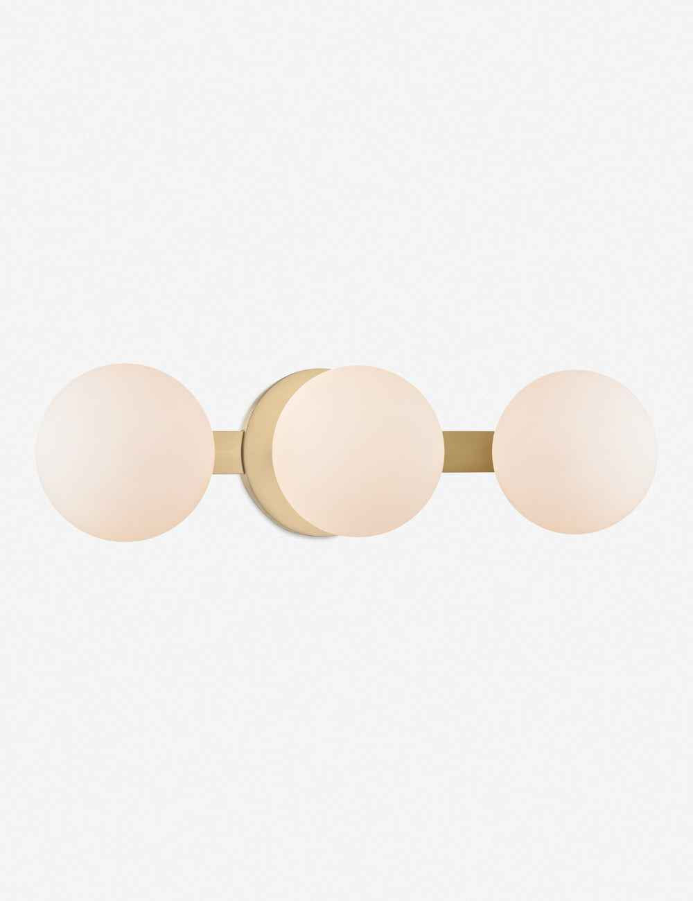 Bela Wall Sconce | Opal Glass Shade, Polished Base