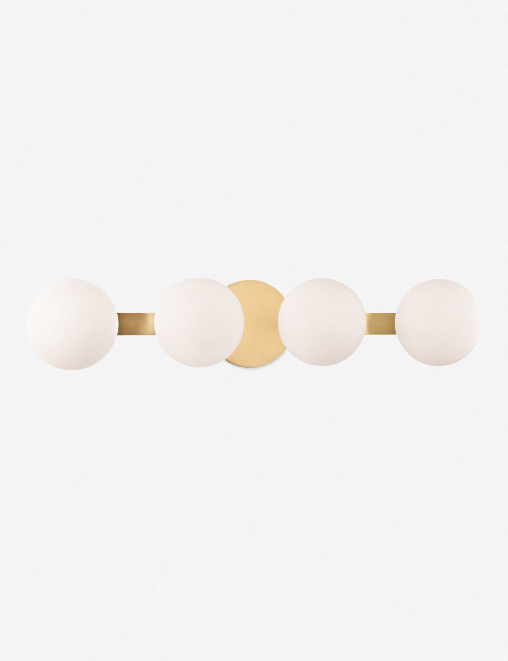 Bela Wall Sconce | Opal Glass Shade, Polished Base