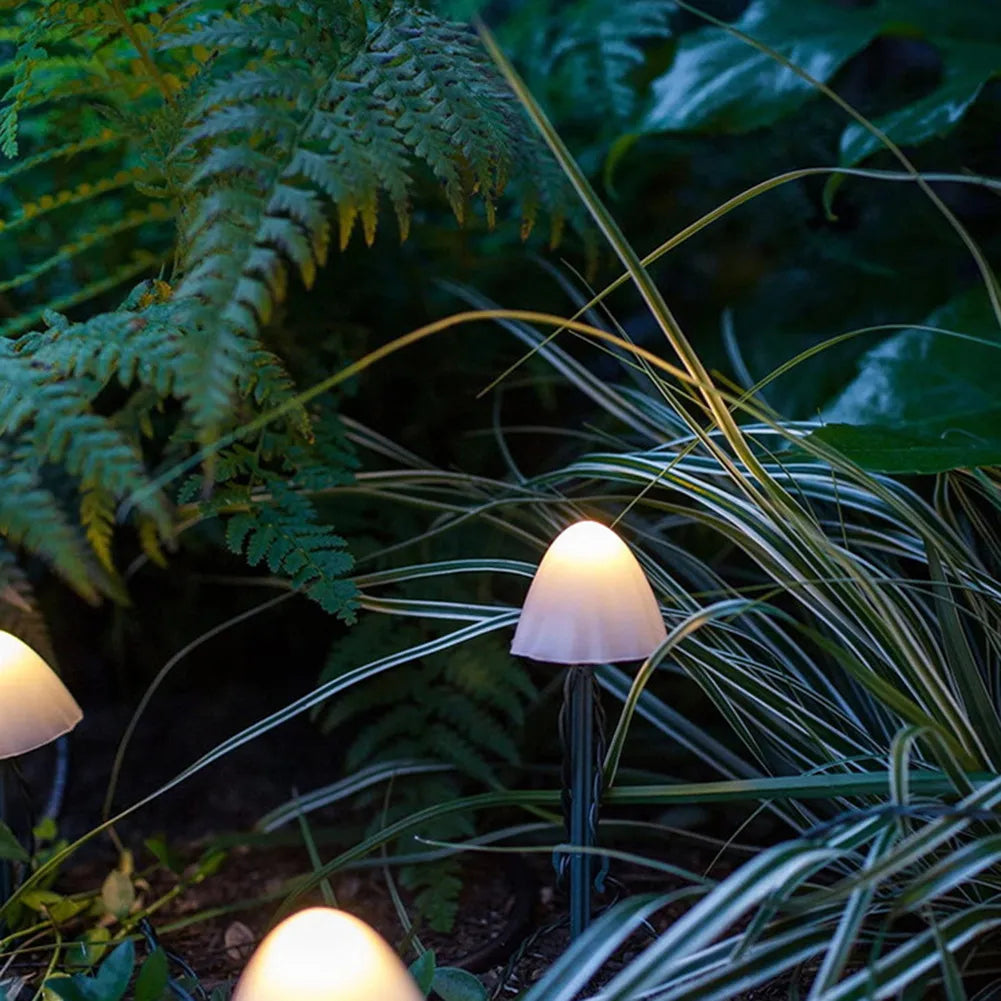 Bello Solar Tuinverlichting | 12 Paddenstoelen, Warmwit LED, IP65