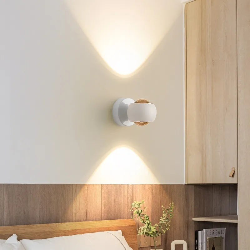 Cino Wandlamp | Metaal met Kristalglas, Up & Down Licht