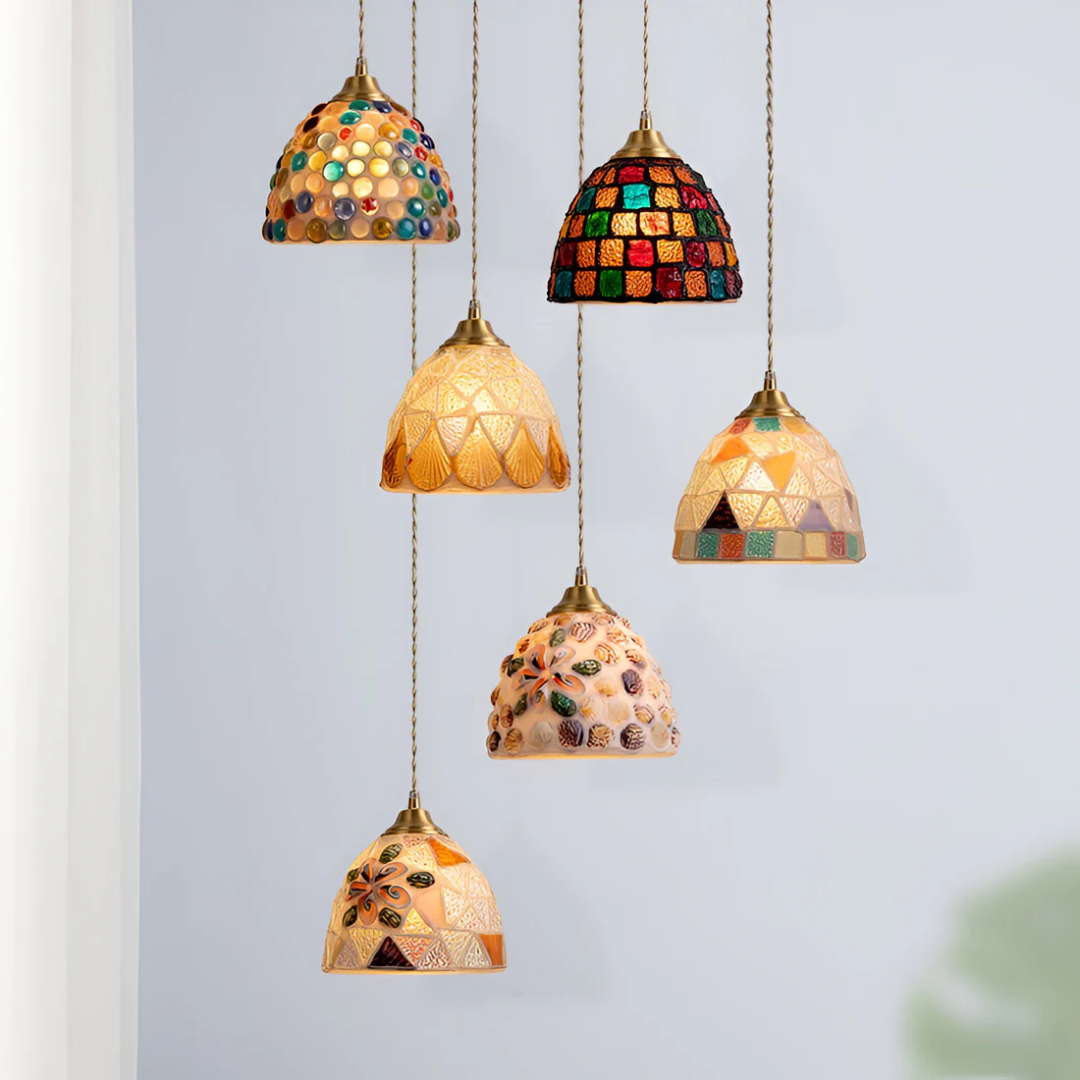 Bello Hanglamp | Retro Glasoptiek met Koper, Sfeervol Warmwit Licht