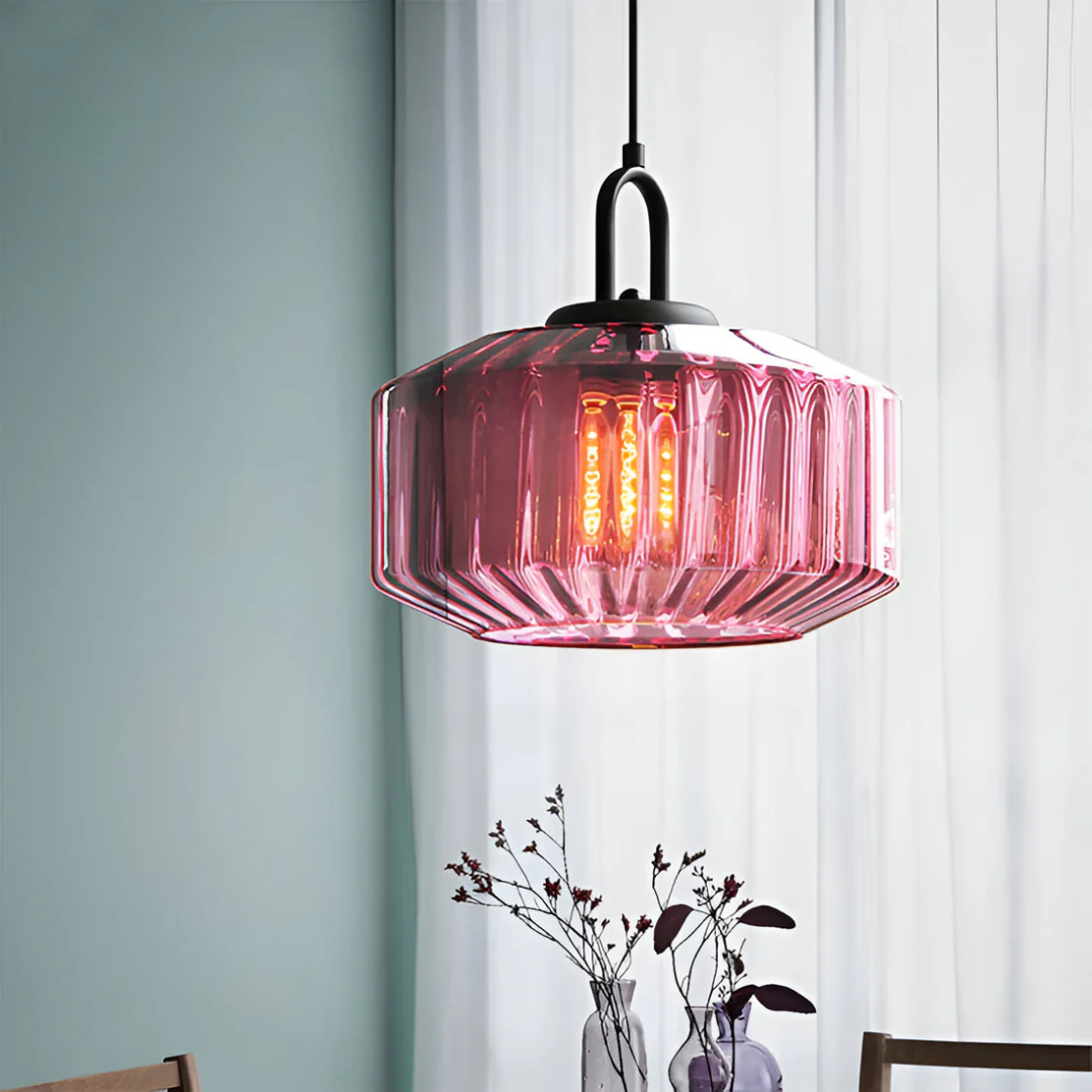 Mireta Pendant Light | Hand-Blown Glass, Warm Ambient Glow