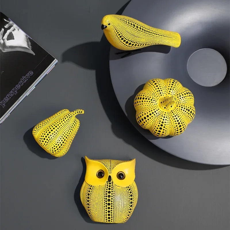 Miko Artistic Sculpture Collection | Hand-Painted with Iconic Dot Design