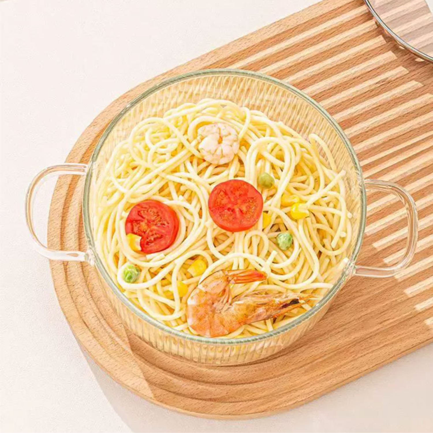 Bela Glass Pot | High Borosilicate, 1600ml Capacity
