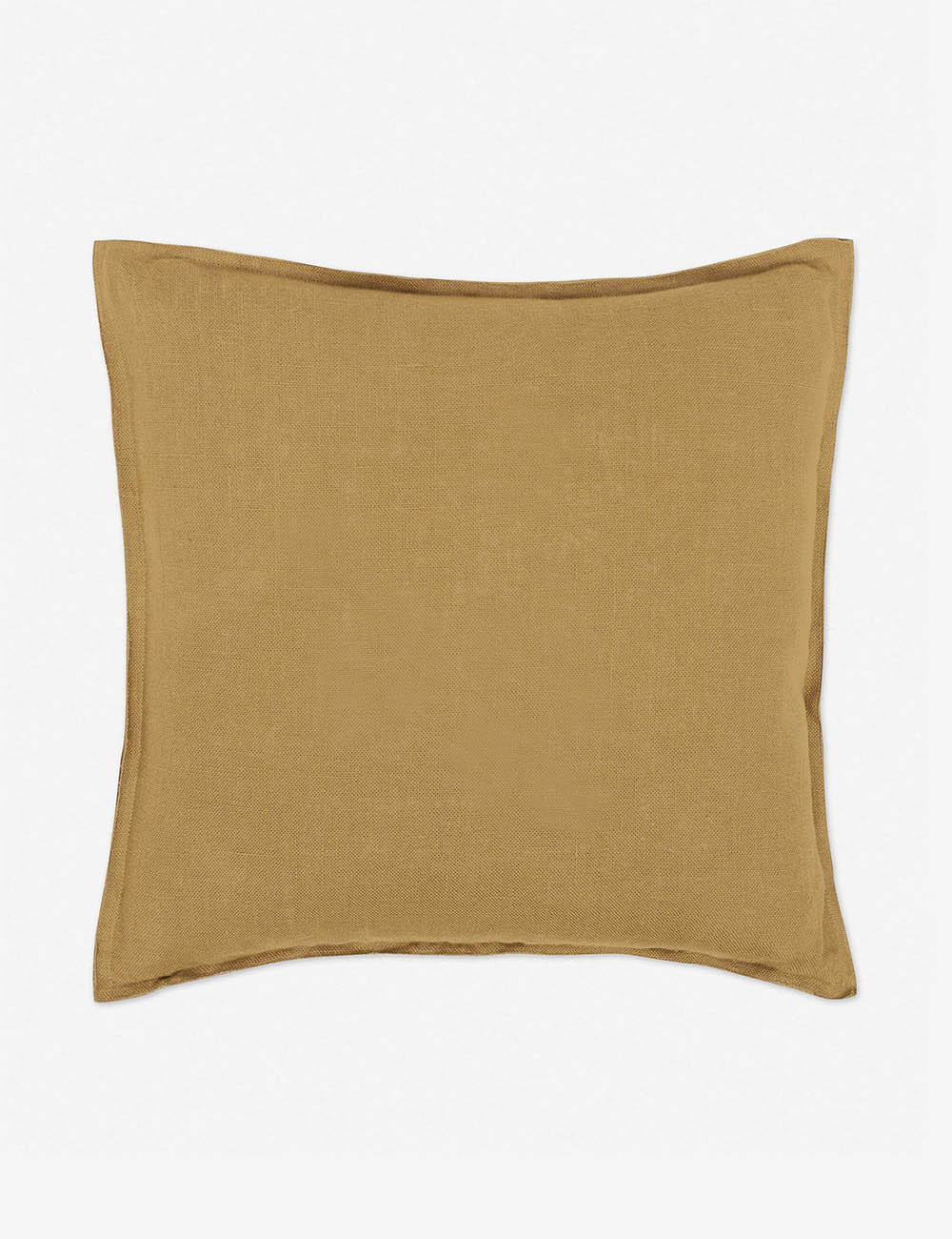 Luna Linen Lumbar Pillow | Superior-Quality Flax, Tonal Stitch Detail