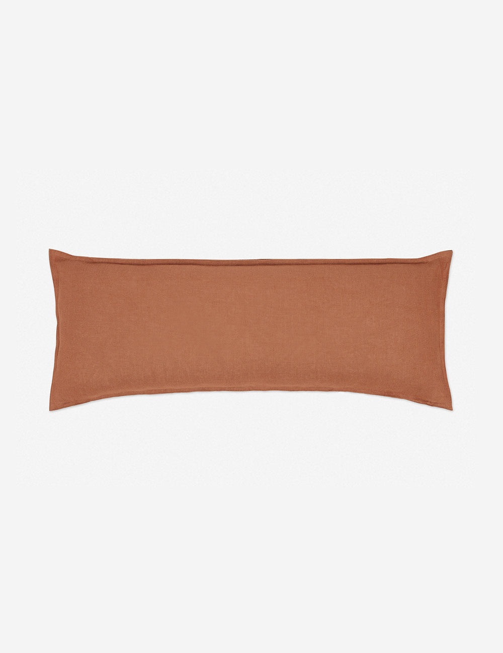 Luna Linen Lumbar Pillow | Superior Long Fiber Flax, Tonal Stitch Detail