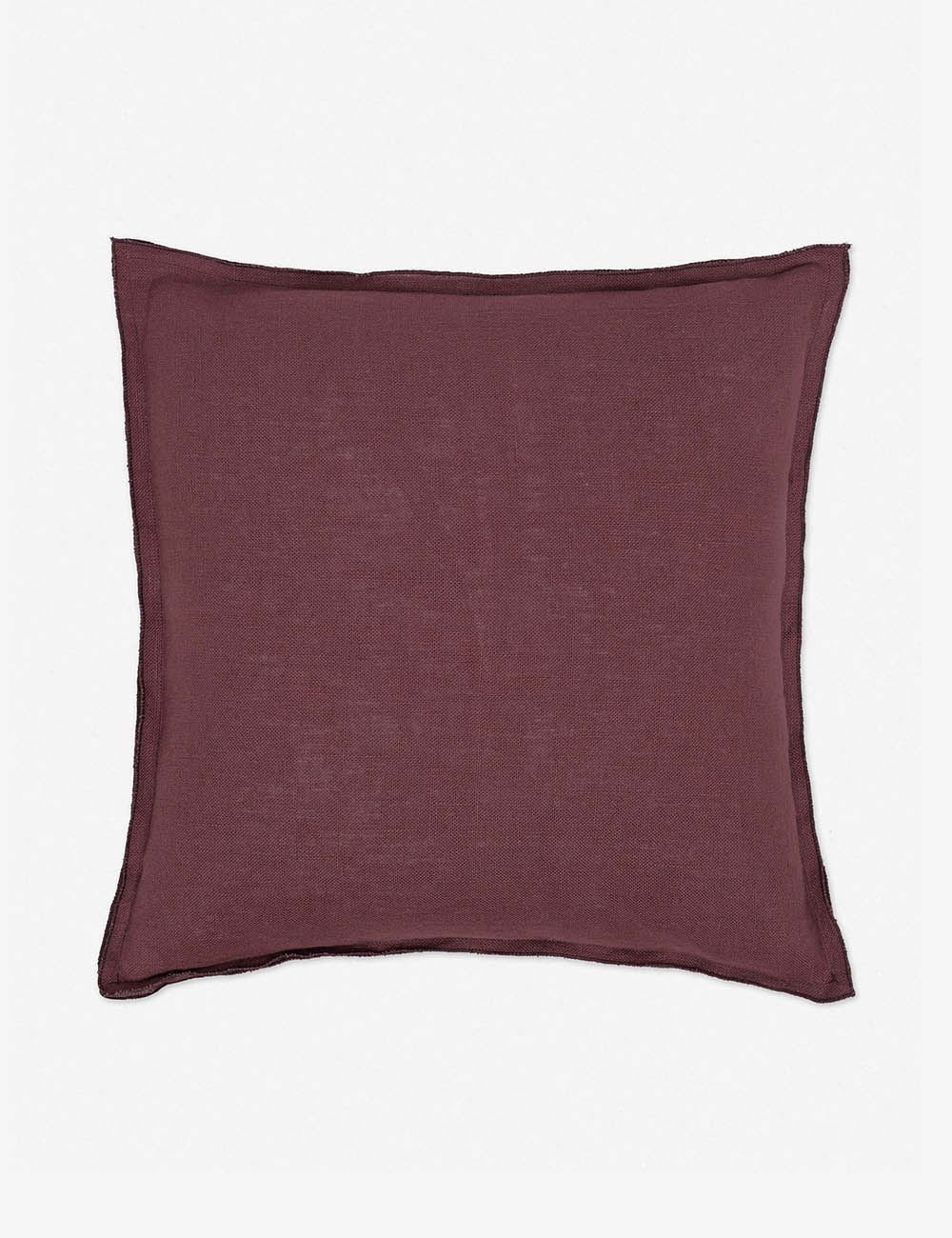 Luna Linen Lumbar Pillow | Superior Long Fiber Flax, Tonal Stitch Detail