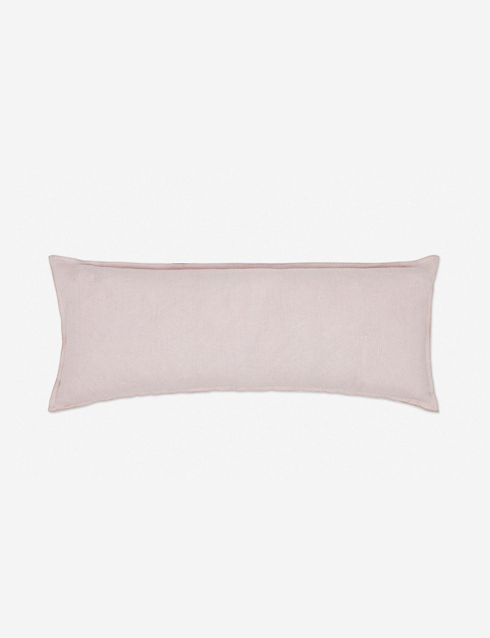 Luna Linen Lumbar Pillow | Superior-Quality Flax, Tonal Stitch Detail