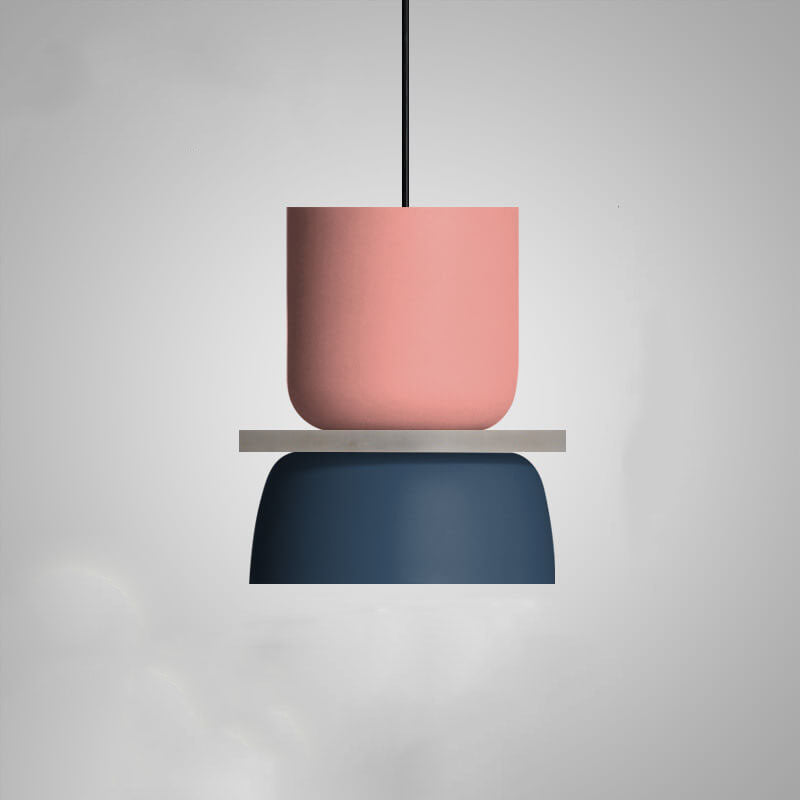Vibrant Nordic Macaron 1-Light LED Pendant Lamp