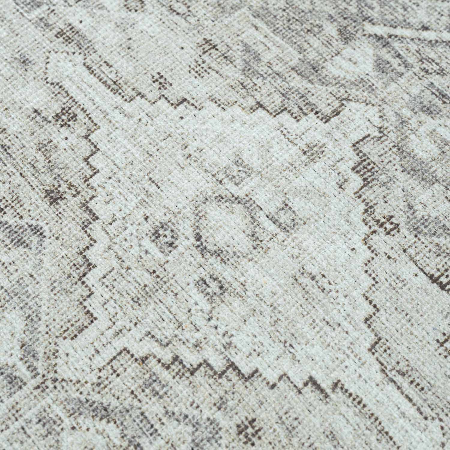 Bela Washable Rug  Machine Woven  Cream and Sage Design