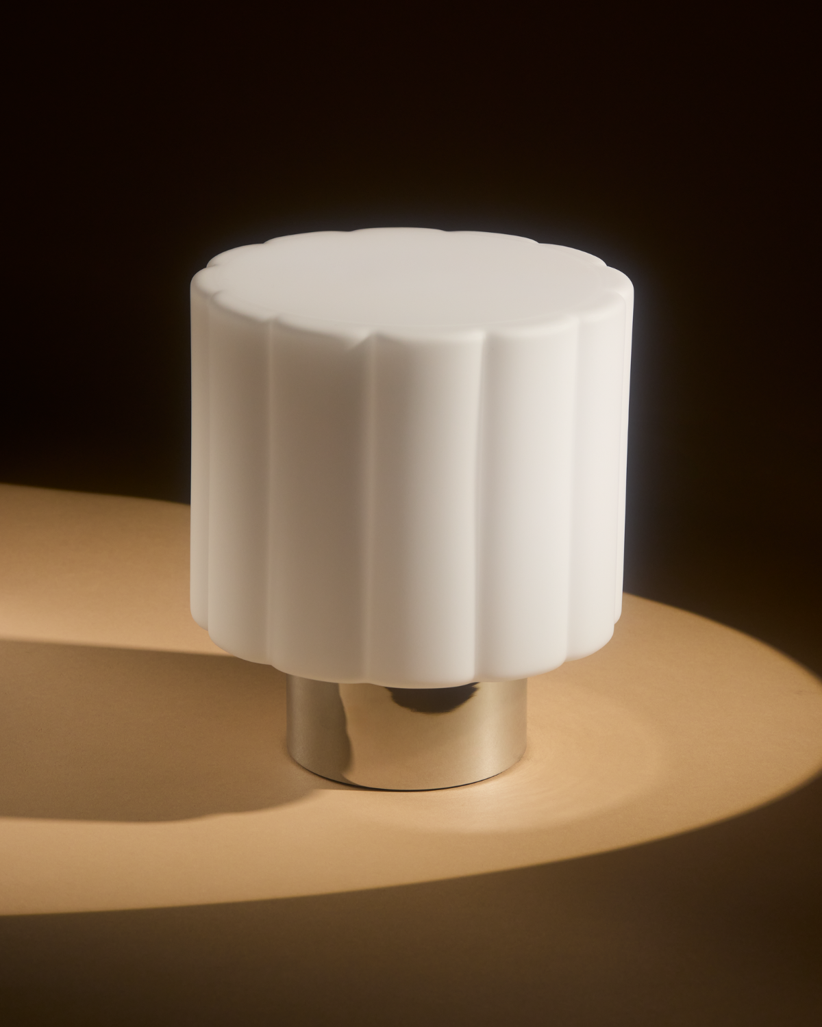 Astra Table Lamp | Polished Chrome, Dimming Switch