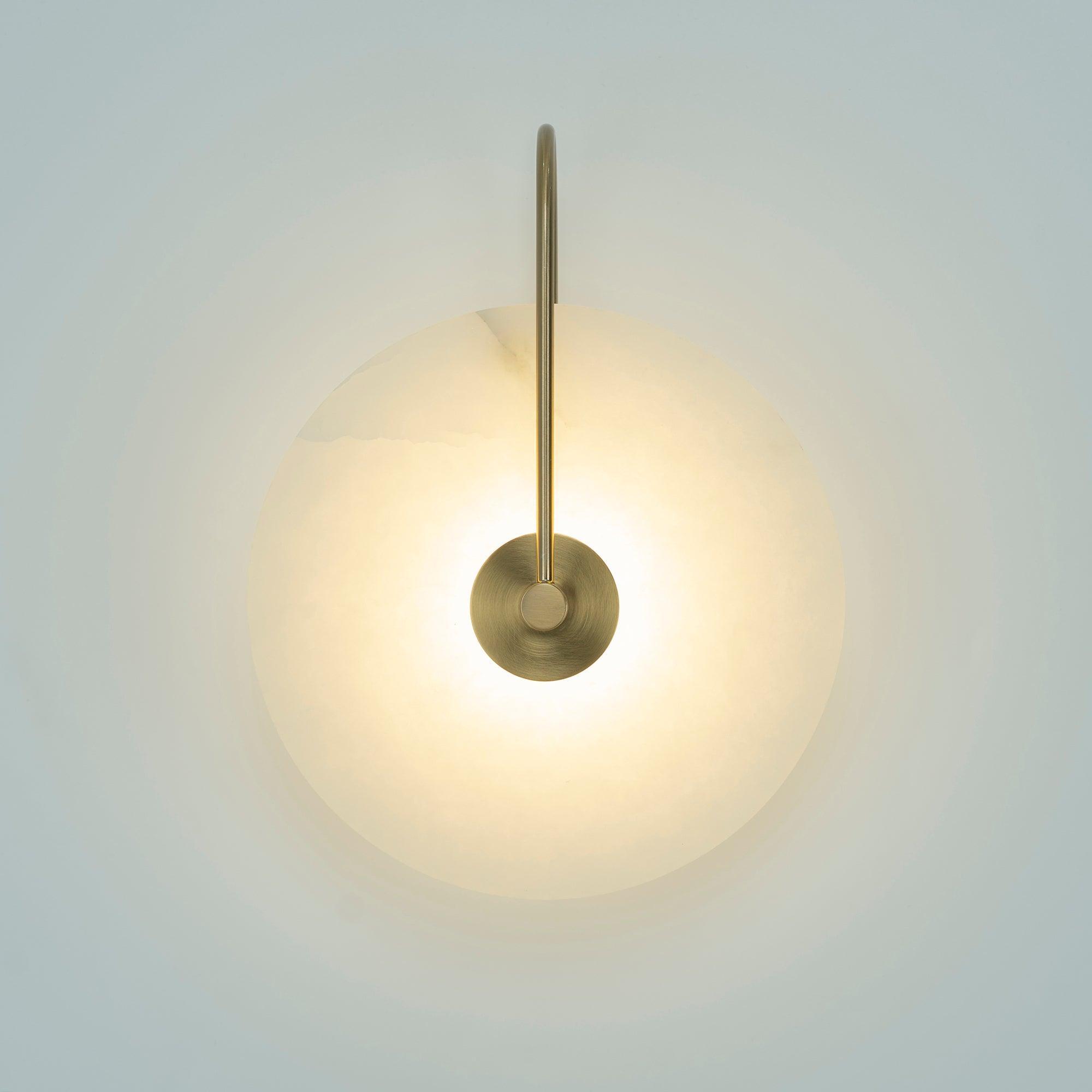 Bela Alabaster Wall Lamp | Art Deco Design, Integrated LED