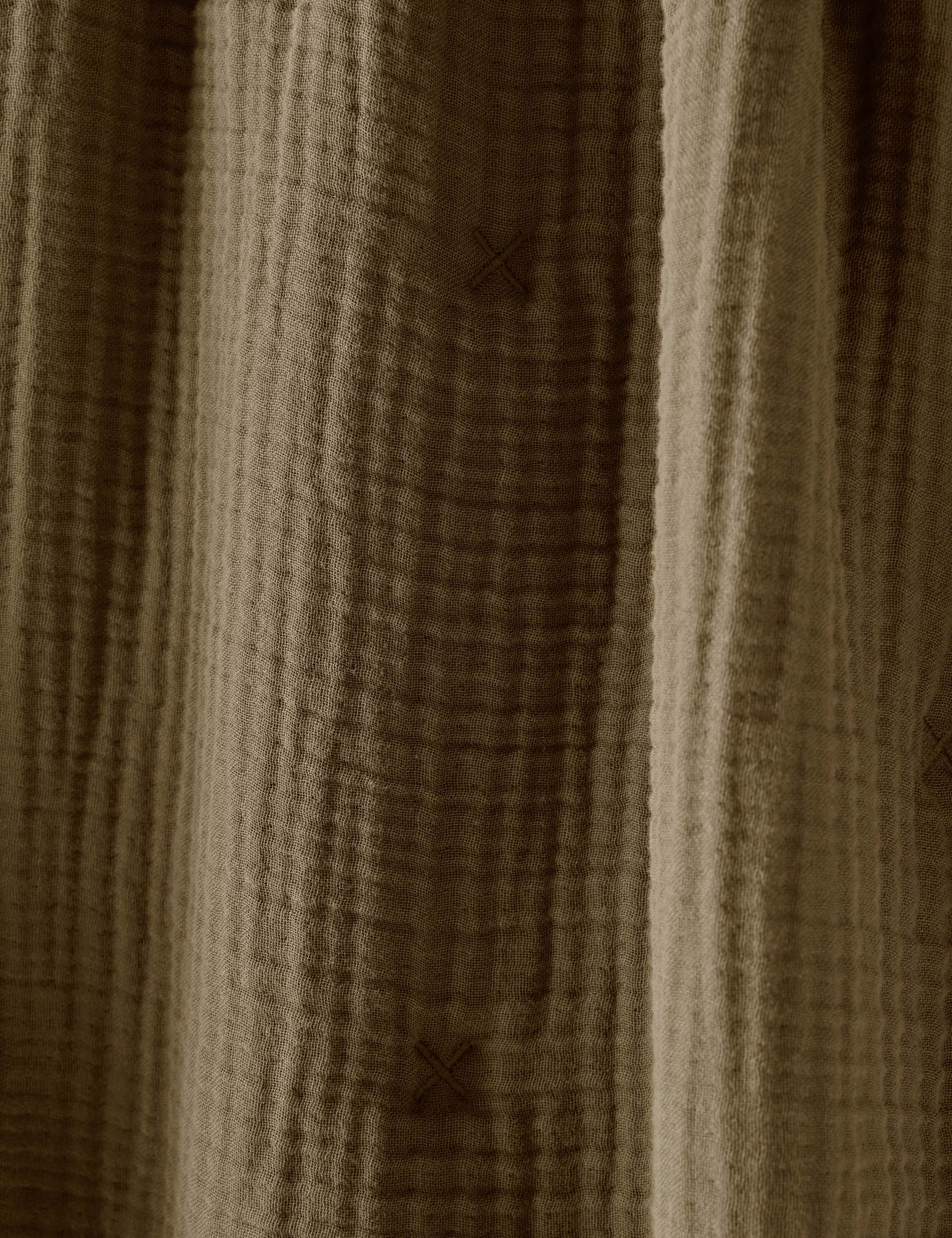 Alera Sherpa Throw | Plush Organic Cotton, Fringed Ends