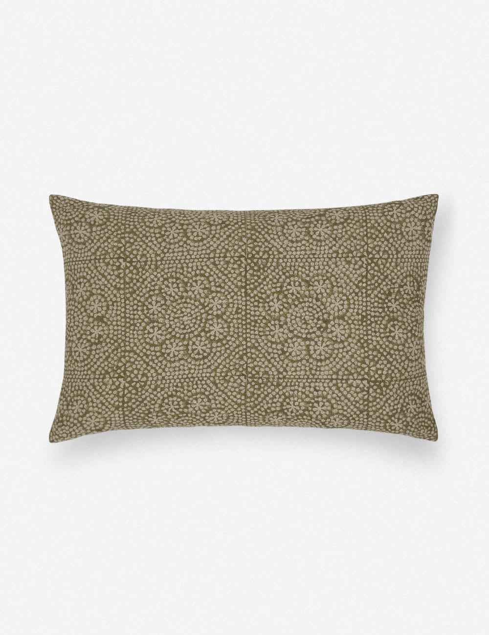Alera Accent Pillow | Hand Block-Printed Mandala Design