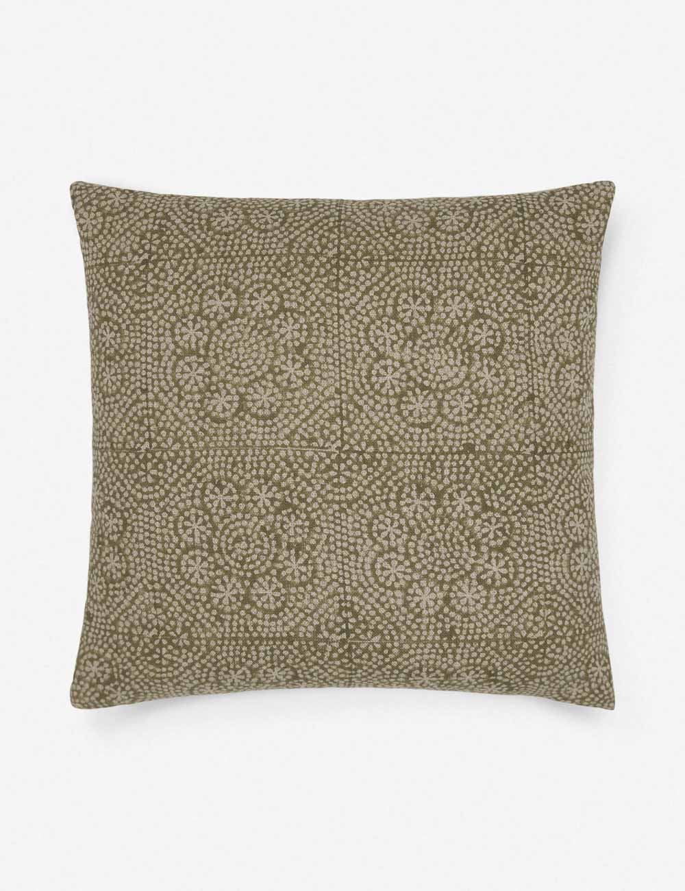 Alera Accent Pillow | Hand Block-Printed Mandala Design