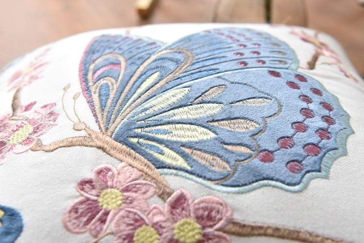 Fiora Cushion Cover | Artisan Embroidery, 45x45 cm
