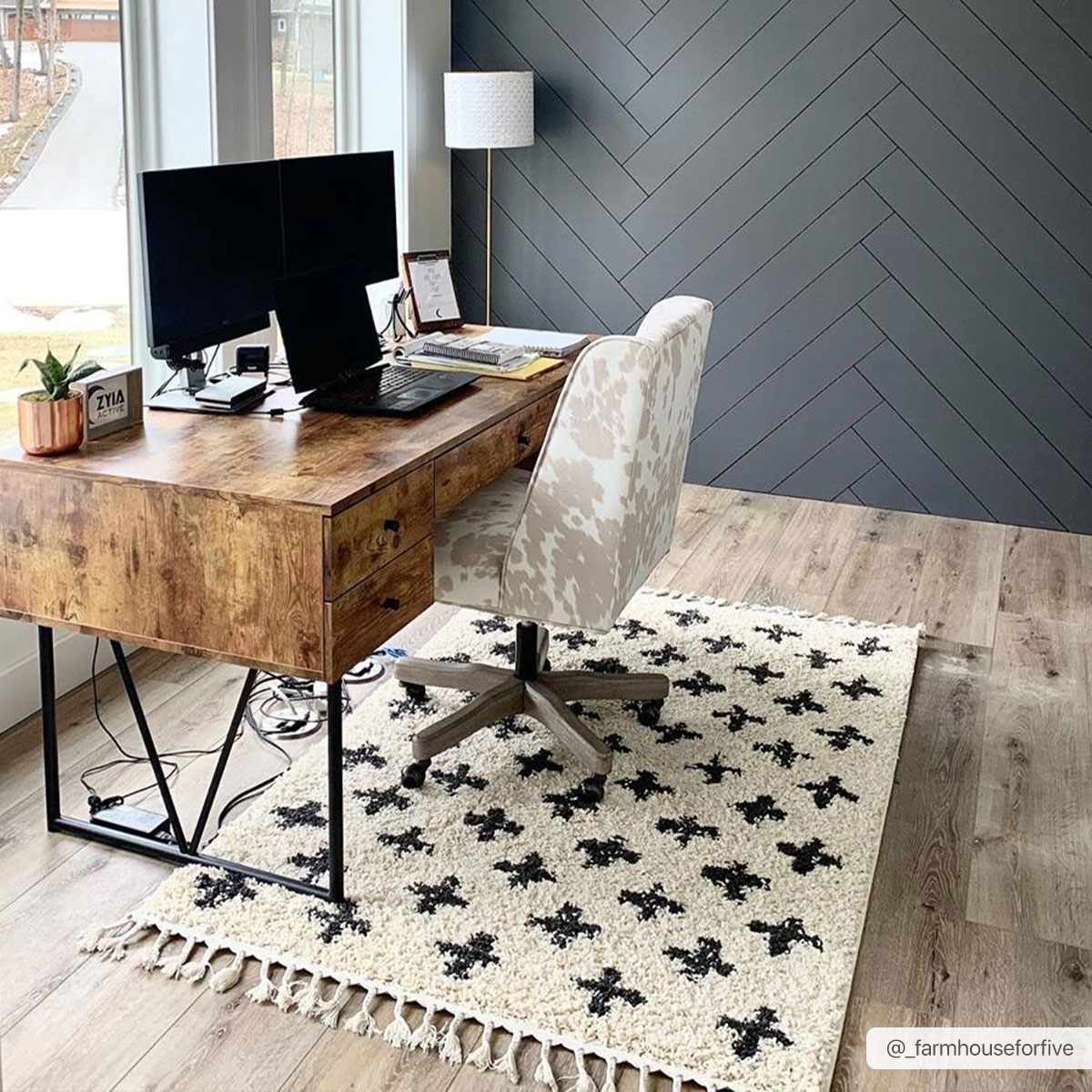Bello Shag Area Rug  Plush Pile, Bohemian Design