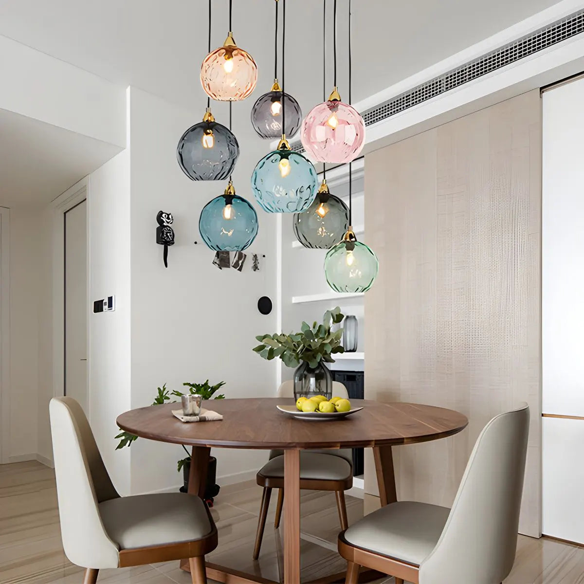 Luma Droplet Pendant Light | Elegant Glass Design, Warm 3000K Light