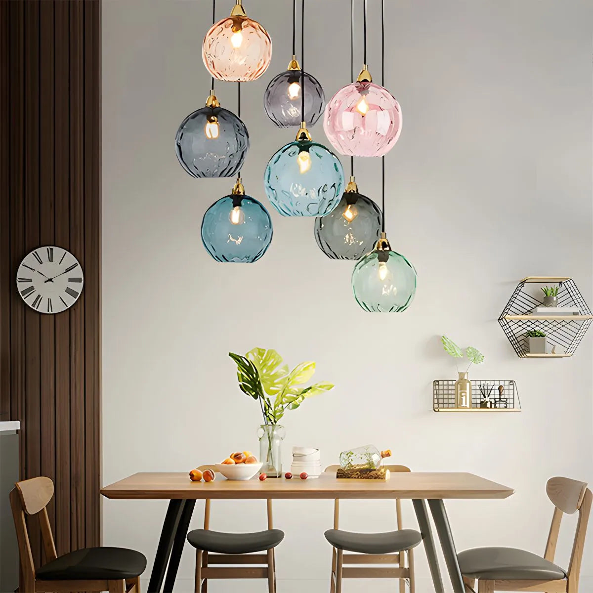Luma Droplet Pendant Light | Elegant Glass Design, Warm 3000K Light