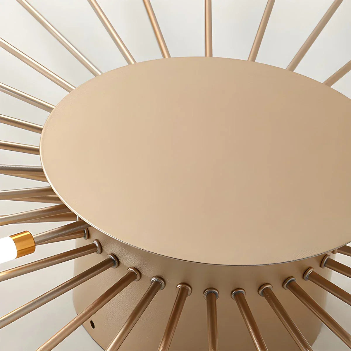Kora LED Plafondlamp | Dimbaar, Modern Design in Zwart of Goud