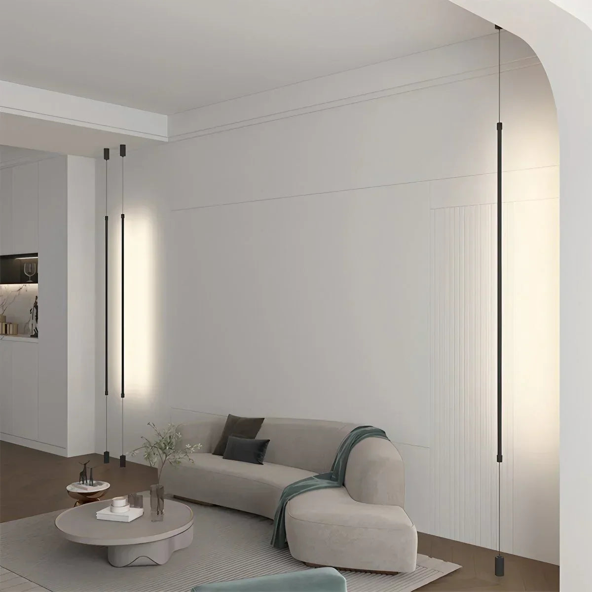 Bello Vloer Tot Plafond Lamp | Slank Design, Ingebouwde LED Verlichting