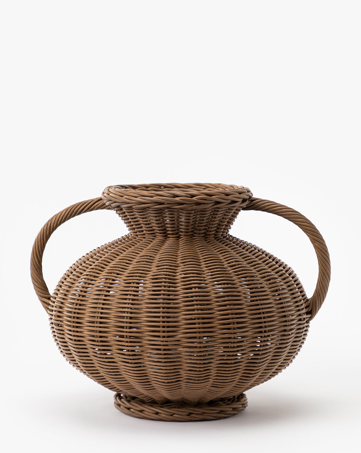 Aurelia Woven Vase  Wicker & Rattan Glass Design