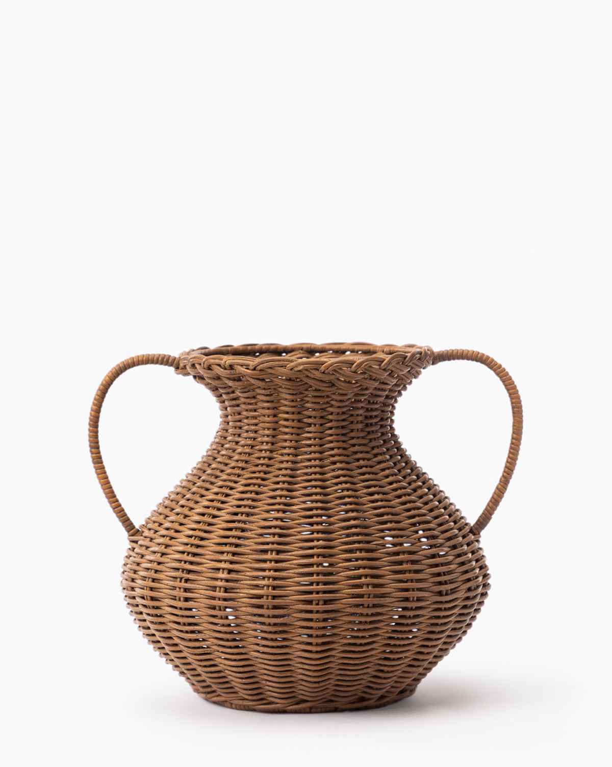 Aurelia Woven Vase  Wicker & Rattan Glass Design
