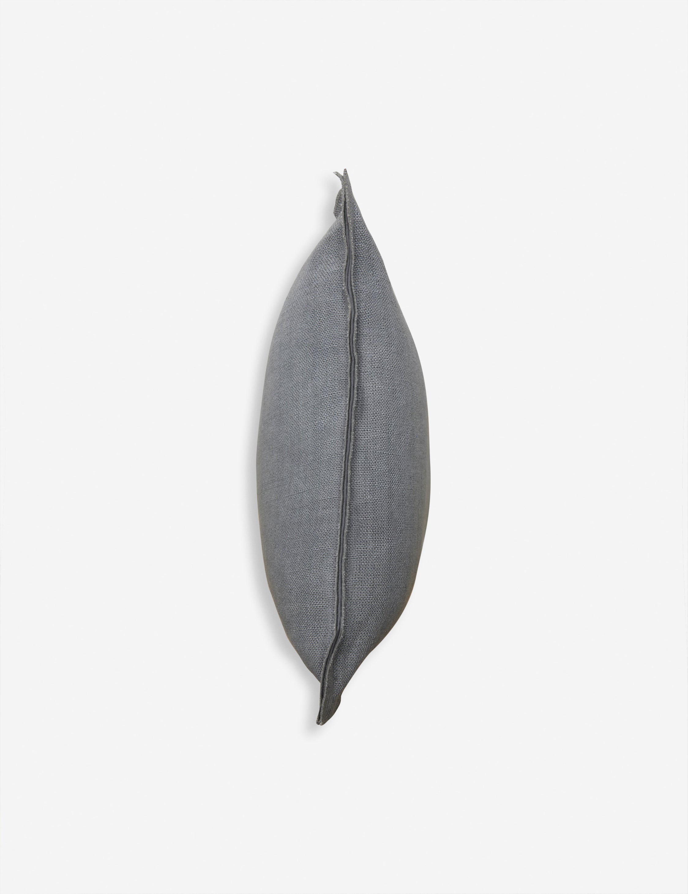 Luna Linen Lumbar Pillow | Superior Long Fiber Flax, Tonal Stitch Detail